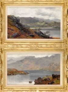 Easdale Tarn Nr. Grasmere, Westmorland And Rydal Water, Ambleside, Westmorland (pair)