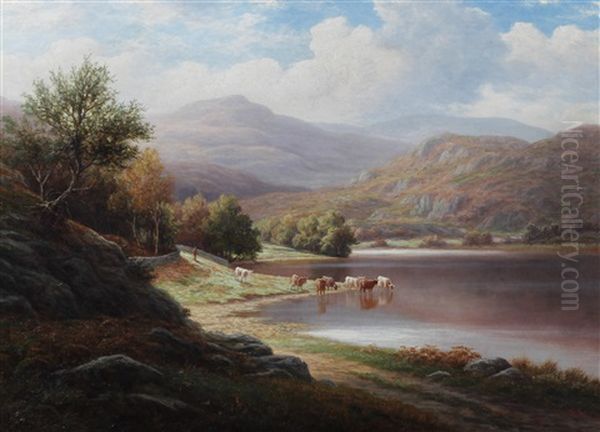 Silver Howe From Rydal Lake, Westmoreland - view 1