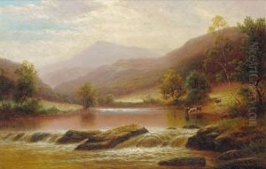 Moel Siabod From The Llugwy, North Wales by William Mellor