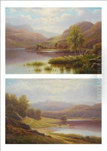 Rydal Lake From Loughrigg Side (+ Llyn Ogwen, North Wales; Pair)