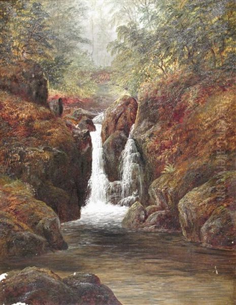 Lower Fall, Rydall Park, Ambleside, Westmorland - view 1