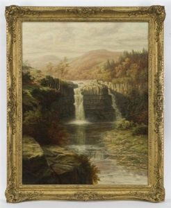 High Force Tresdale, Near Barnard Castle by William Mellor