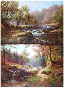 Woodland Stream, Near Barden (+ Ingleton; Pair)
