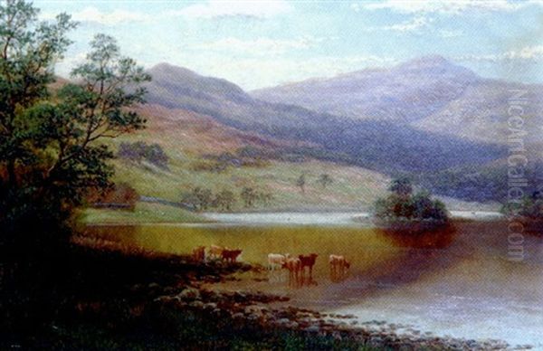 Silver Howe From Rydal Lake (+ Easdale Tarn, Near Grasmere; Pair) - view 1