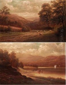 In The Washburn Valley, Yorkshire (+ Rydal Lake From Loughrigg Side, Westmoreland; Pair)