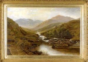 Mountainous River Landscape Mountainous River Landscape