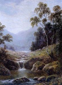 Vista Cerca De Capel Curing, Gales Del Norte (view Near Capel Curing, North Wales) by William Mellor