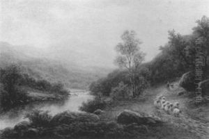 On The Wharfe Near Bolton, Yorkshire