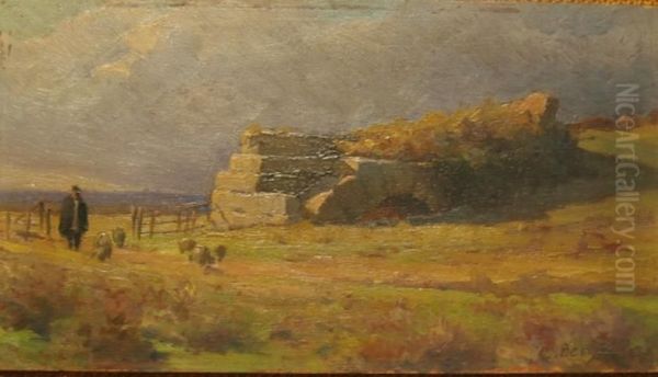 Shepherd On A Country Road - view 1