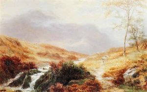 Mountain Stream, Near Capel Curig, North Wales by William Mellor
