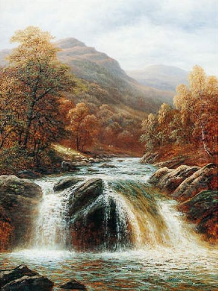 Falls On The Llugwy, North Wales - view 1