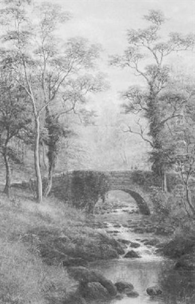 Old Bridge, Posforth Ghyll, Bolton Woods - view 1