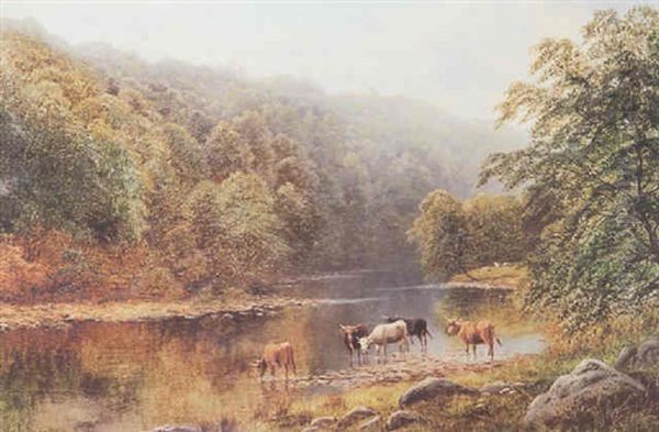 On The Wharfe, Bolton Abbey - view 1