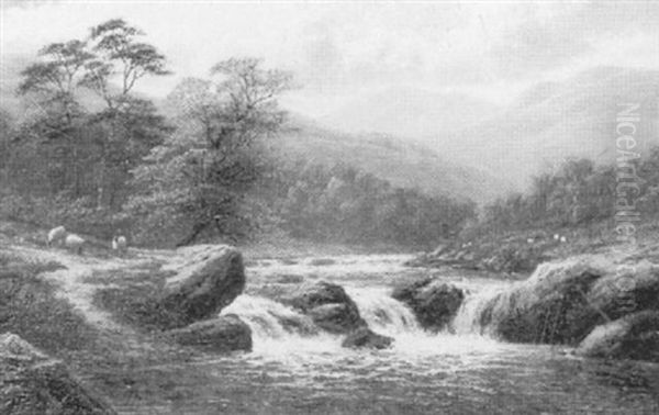 On The Llugwy, North Wales - view 1
