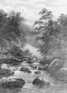 On The Hebden, Near Hardcastle Crag, Yorkshire On The Hebden, Near Hardcastle Crag, Yorkshire