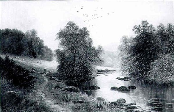 The River Nidd, Yorkshire - view 1