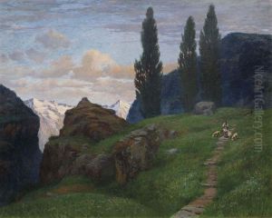 Paesaggio Bresciano by Cesare Bertolotti
