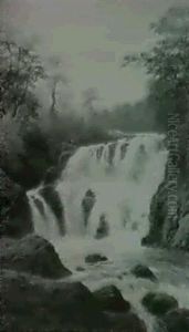 Swallow Falls, North Wales by William Mellor