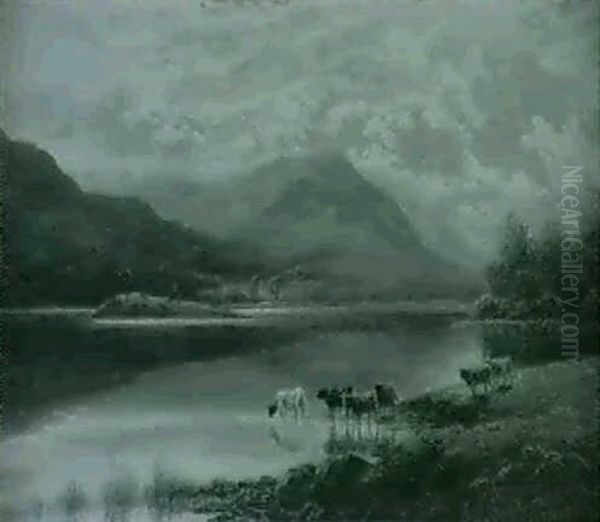 Grasmere Lake, Westmorland Rydal Lake, Westmorland (a Pair) - view 1