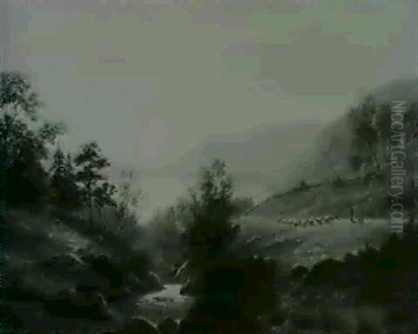 The Three Reaches Of Ullswaterfrom The Hills, Westmoreland- A Peep Of Derwentwater & Skid.from The Hills, Cumberland - view 1
