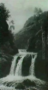 Landscape With Waterfall
