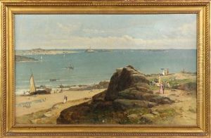 Beach At Newport, Ri