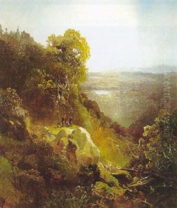 View Of The Hudson River Valley by Andrew Melrose