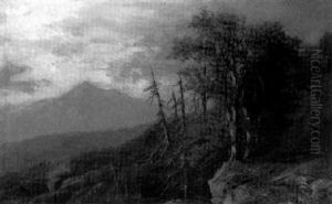 Expansive Landscape With Mountains by Andrew Melrose