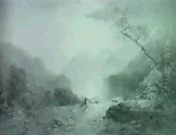 After The Storm By A Mountain Lake - view 1