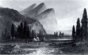 An Indian Encampment by Andrew Melrose