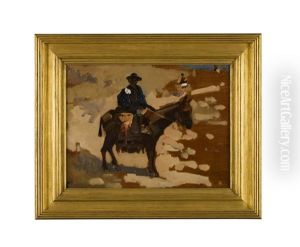 Young Man On A Mule