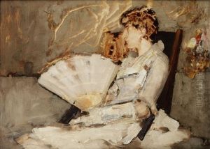 Lady With A Fan by Arthur Melville