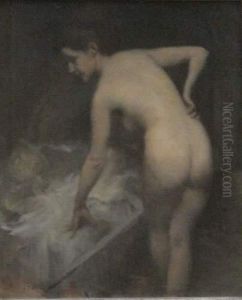 Baigneuse De Dos by Armand Berton
