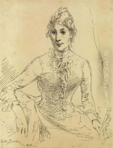 Femme A L'eventail - view 1