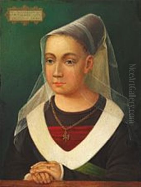 Portrait Of A Young Girl Or Sibylla Sambetha - view 1