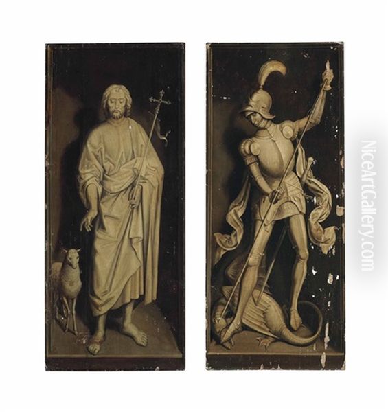 Saint John The Baptist (+ Saint George Killing The Dragon; Pair) - view 1