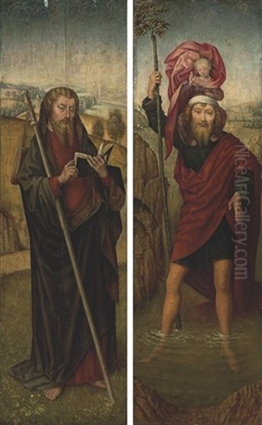 Saint Christopher (+ Saint James The Greater; 2 Works) - view 1