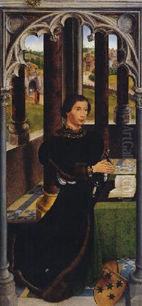 Portrait Of A Male Donor, (francisco De Rojas?) - view 1