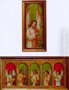Muzierende Engel by (manner of) Memling, Hans