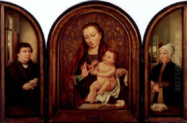 The Madonna And Child With A Donor Couple In Interiors - view 1