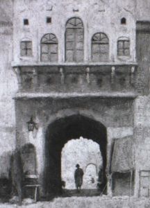Gateway At Ajmer by Mortimer Mempes
