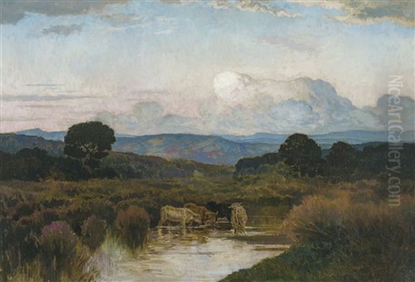 Thunderstorm Cloud Over The Marsh (1921) - view 1