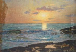Coucher De Soleil Sur La Mer Coucher De Soleil Sur La Mer