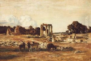 Les Ruines De Medanou, Egypte