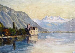 Chateau Chillon by Emile Rene Menard