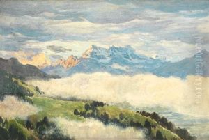 Nuages Au Dessus Du Lac Leman