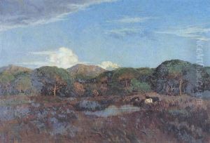 Pins Parasols A La Presqu'ile De Giens by Emile Rene Menard