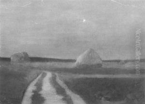 Paysage Aux Meules A Barbizon