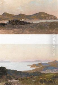 A Mediterranean Bay by Emile Rene Menard