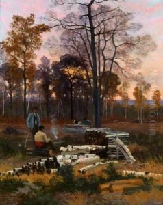 Coupe De Bouleaux by Paul Emile Berton